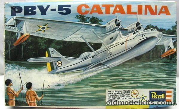 Revell 1/72 Consolidated PBY Catalina FAB - Forca Aerea Brasileira - Kikoler Brazil Issue, H277 plastic model kit